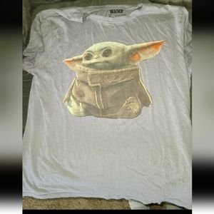 Womens Baby Yoda tshirt